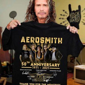Aerosmith 50th Anniversay Fan Shirt